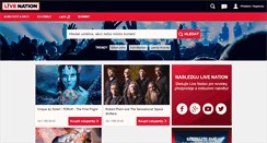 Desktop Screenshot of livenation.cz