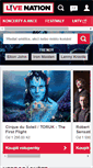 Mobile Screenshot of livenation.cz