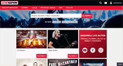 Desktop Screenshot of livenation.pl
