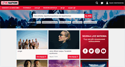 Desktop Screenshot of livenation.fi